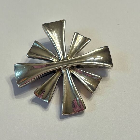 Robert Lee Morris Jewelry - Vintage Robert Lee Morris RLM Pin Brooch Sterling Silver Signed